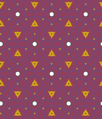 Geometrik şekilli kusursuz desen vektör çizimi