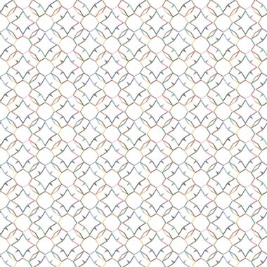 Geometrik şekilli kusursuz desen vektör çizimi