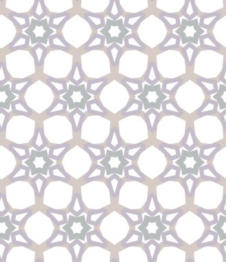 Geometrik şekilli kusursuz desen vektör çizimi