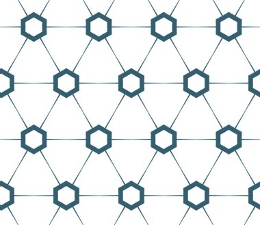 Geometrik şekilli kusursuz desen vektör çizimi