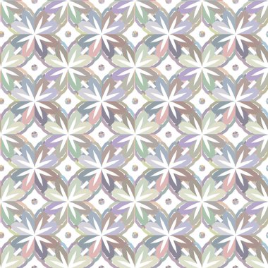 Geometrik şekilli kusursuz desen vektör çizimi