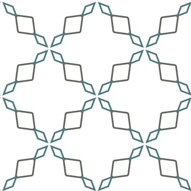 Geometrik şekilli kusursuz desen vektör çizimi