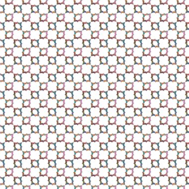 Geometrik şekilli kusursuz desen vektör çizimi