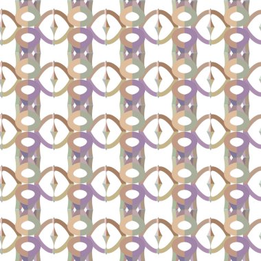 Geometrik şekilli kusursuz desen vektör çizimi