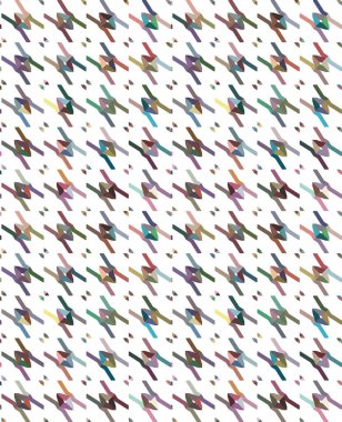Geometrik şekilli kusursuz desen vektör çizimi