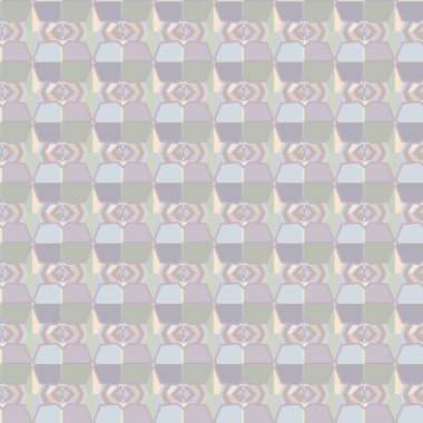 Geometrik şekilli kusursuz desen vektör çizimi