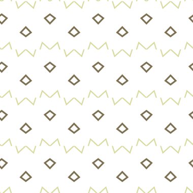 Geometrik şekilli kusursuz desen vektör çizimi