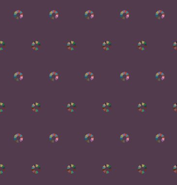 Geometrik şekilli kusursuz desen vektör çizimi