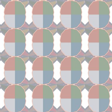 geometrik şekilli kusursuz desen