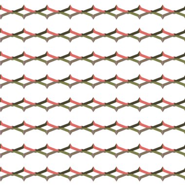 Geometrik şekilli kusursuz desen vektör çizimi