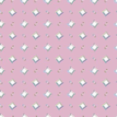 Geometrik şekilli kusursuz desen vektör çizimi