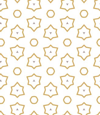 Geometrik şekilli kusursuz desen vektör çizimi