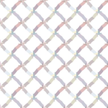 Geometrik şekilli kusursuz desen vektör çizimi