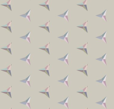 Geometrik şekilli kusursuz desen vektör çizimi