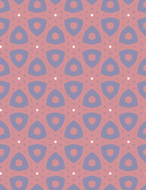 Geometrik şekilli kusursuz desen vektör çizimi