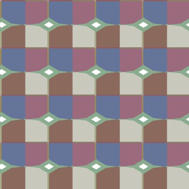 Geometrik şekilli kusursuz desen vektör çizimi