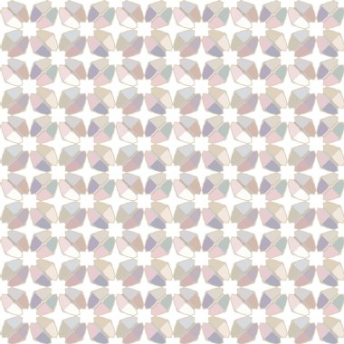 Geometrik şekilli kusursuz desen vektör çizimi