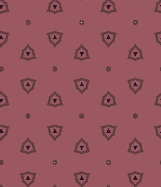 Geometrik şekilli kusursuz desen vektör çizimi