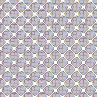 Geometrik şekilli kusursuz desen vektör çizimi