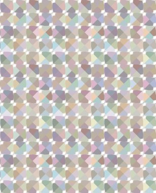 Geometrik şekilli kusursuz desen vektör çizimi