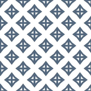 Geometrik şekilli kusursuz desen vektör çizimi