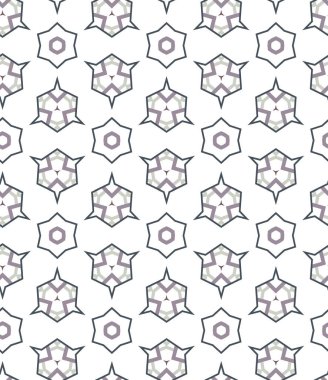 Geometrik şekilli kusursuz desen vektör çizimi