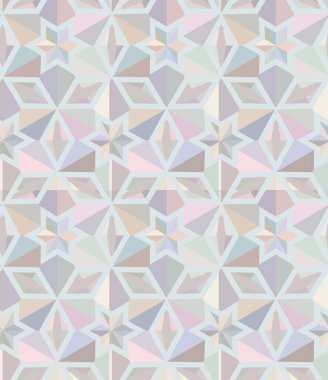 Geometrik şekilli kusursuz desen vektör çizimi