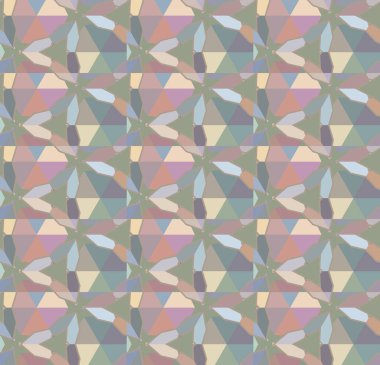 geometrik şekilli kusursuz desen
