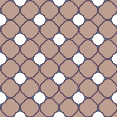 Geometrik şekilli kusursuz desen vektör çizimi