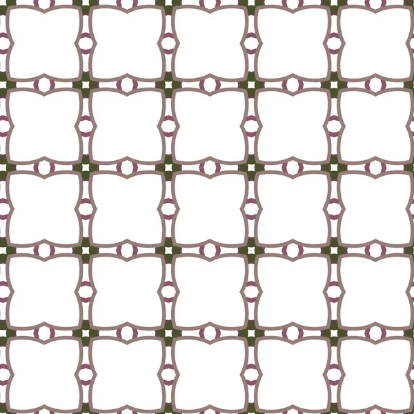 Geometrik Şekilli Kusursuz Desen Vektör Çizimi — Stok Vektör