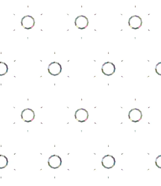Безшовний Візерунок Геометричними Формами — стоковий вектор