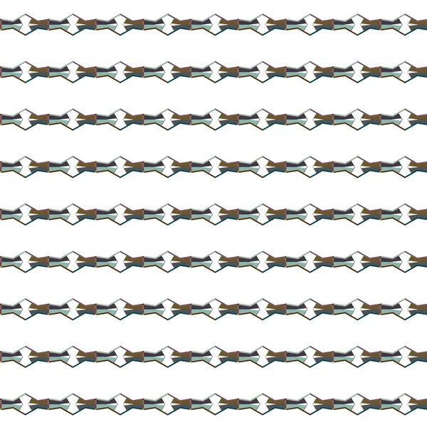 Nahtlose Muster Mit Geometrischen Formen Vektorillustration — Stockvektor