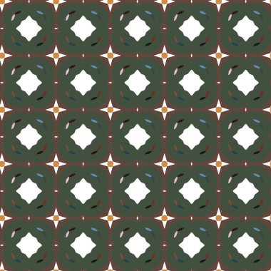 geometrik şekilli kusursuz desen