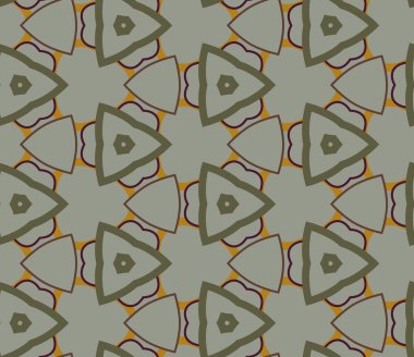 Geometrik şekilli kusursuz desen vektör çizimi