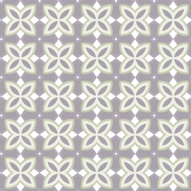 Geometrik şekilli kusursuz desen vektör çizimi