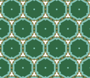 Geometrik şekilli kusursuz desen vektör çizimi