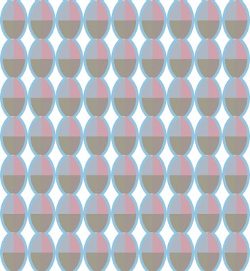 Geometrik şekilli kusursuz desen vektör çizimi