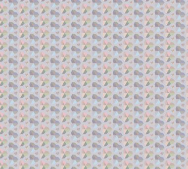 geometrik şekilli kusursuz desen