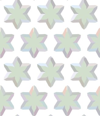 Geometrik şekilli kusursuz desen vektör çizimi