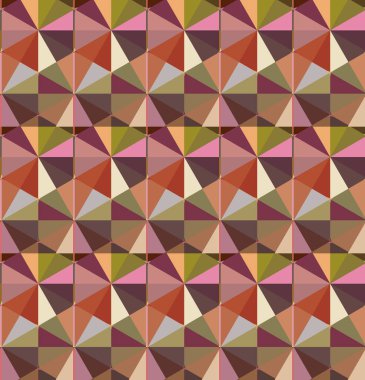 Geometrik şekilli kusursuz desen vektör çizimi