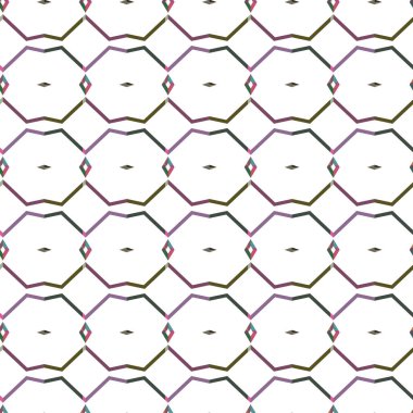 Geometrik şekilli kusursuz desen vektör çizimi