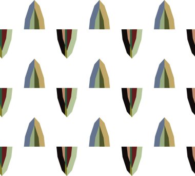 geometrik şekilli kusursuz desen