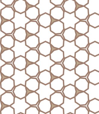 Geometrik şekilli kusursuz desen vektör çizimi