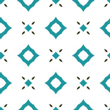 Geometrik şekilli kusursuz desen vektör çizimi