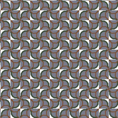 geometrik şekilli kusursuz desen