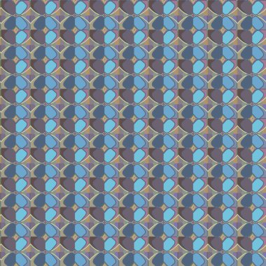 Geometrik şekilli kusursuz desen vektör çizimi