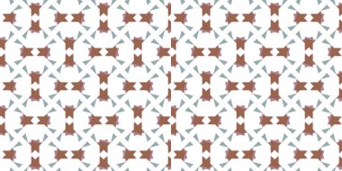 Geometrik şekilli kusursuz desen vektör çizimi