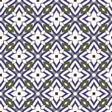 geometrik şekilli kusursuz desen