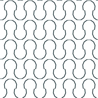 Geometrik şekilli kusursuz desen vektör çizimi