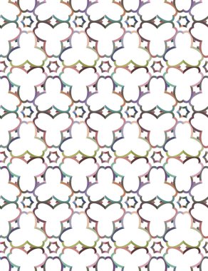 Geometrik şekilli kusursuz desen vektör çizimi